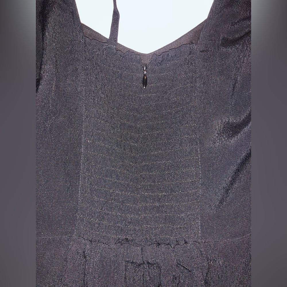 BNWT Dynamite Black Long Sleeve Dress with Ruffle Hem - XXS - Picture 13 of 16